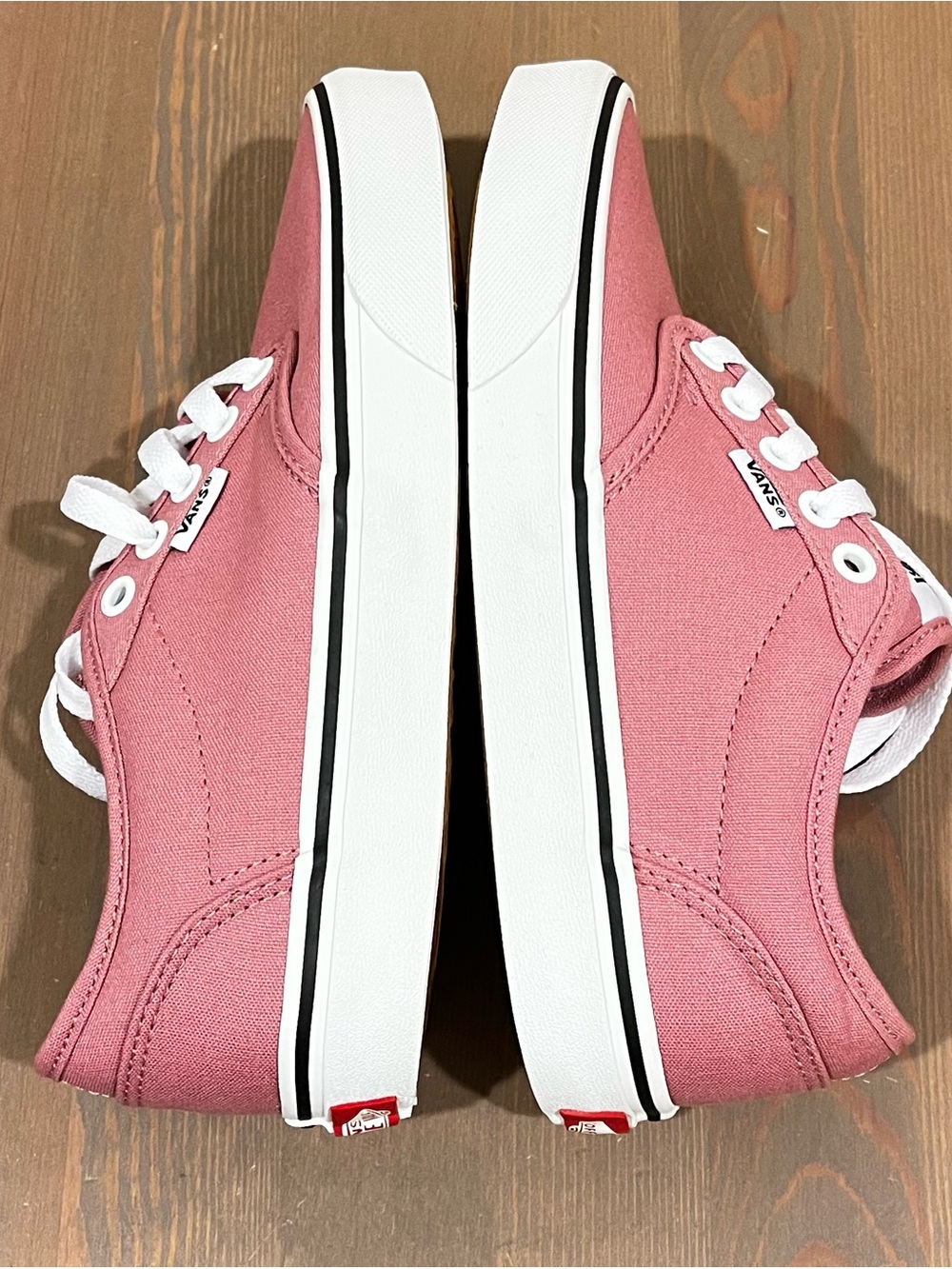 NEW Vans Atwood Sneakers Canvas Mauve Women’s 7 Low Top Lace Up Retro Classic - Picture 7 of 10